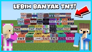 MIPAN & ZUZUZU LEDAKAN LEBIH BANYAK BOM TNT SUPER KEREN DI MINECRAFT SURVIVAL! KALIAN HARUS LIAT