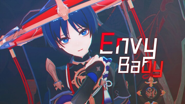 Bagiku, cinta tidak ada artinya~Ɇn̷vɏ Ƀa̷ƀɏ~〖Genshin Impact MMD/SKIER〗