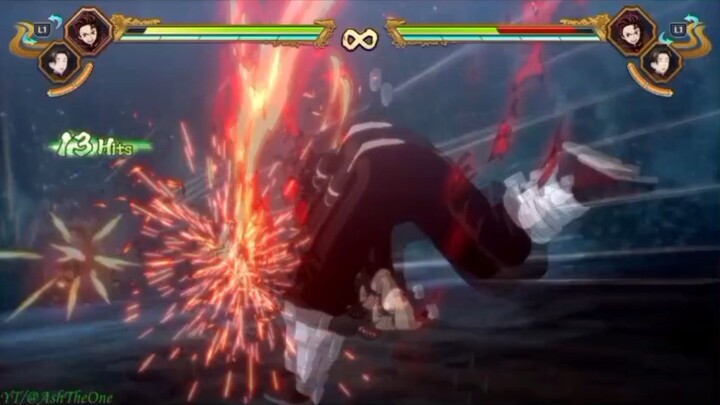 demon slayer episode tanjiro vs akaza