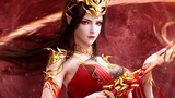 Fights Break Sphere: Dressed in red, Cai Lin is unparalleled in the world, her new look is so beauti