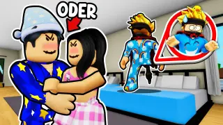 I Stayed OVERNIGHT In An ODERS Only Sleepover in Roblox BROOKHAVEN RP!!