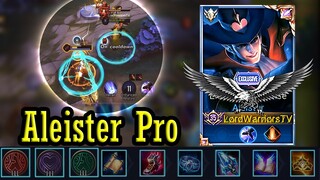 arena of valor NEW BUILD Aleister Pro Gameplay