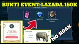 BUKTI WITHDRAW EVENT LAZADA 150K!!! BISA TOP UP DIAMOND MLBB GRATIS