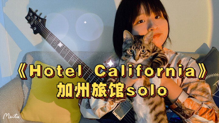 《Hotel California》-Eagles 加州旅馆尾奏电吉他solo