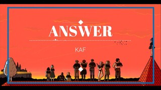 Answer - KAF - Black Clover 11th Ending Full (English + Japanese Lyrics)