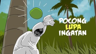 Pocong Lupa Ingatan - Kartun Hantu Lucu