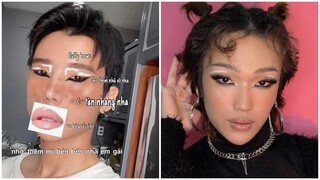 Ty Lê vẽ, Thạch Makeup | Tips vẽ Fluffy Brows | MY FRIEND DRAW MY MAKEUP | TẬP 2 | Hoang Thach