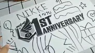 NIKKE 1ST YEAR ANNIVERSARY FANART - kai_007 | GODDESS OF VICTORY: NIKKE TH