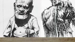 Drawing all the bosses of Black Myth Wukong on toilet paper