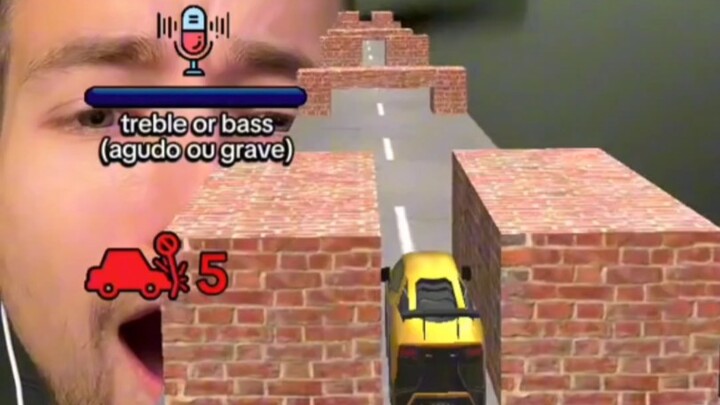 Difficult voice control game