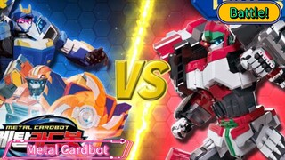 Metal Cardbot Robot 2 VS Mega Ambler