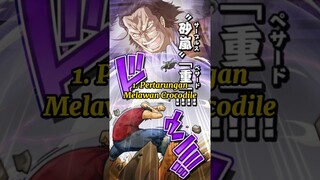 Anime One Piece: 5 Pertarungan Terbaik yang Pernah Dialami Oleh Luffy #shorts