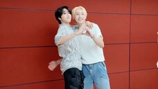 How can he be so cute in private! |Han Zhicheng 241004 Pump it up Challenge behind the scenes
