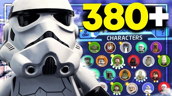 PURE MADNESS ALL Characters In LEGO Star Wars: The Skywalker Saga
