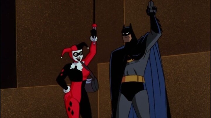 Batman dan Harley Quinn berinteraksi di TAS lama