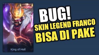 BUG SKIN LEGEND FRANCO BISA DI PAKE !! TERNYATA PAKE CARA INI