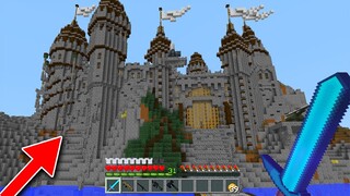 so someone made this huge castle on this minecraft server... | Modded Factions