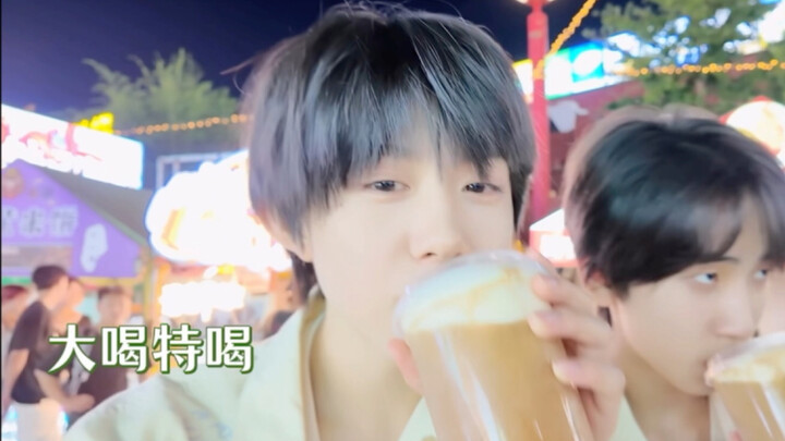 【Chen Yiheng】Chen Yiheng stays silent, just endlessly chanting “trick or treat,” baby. #Qiheng Frien