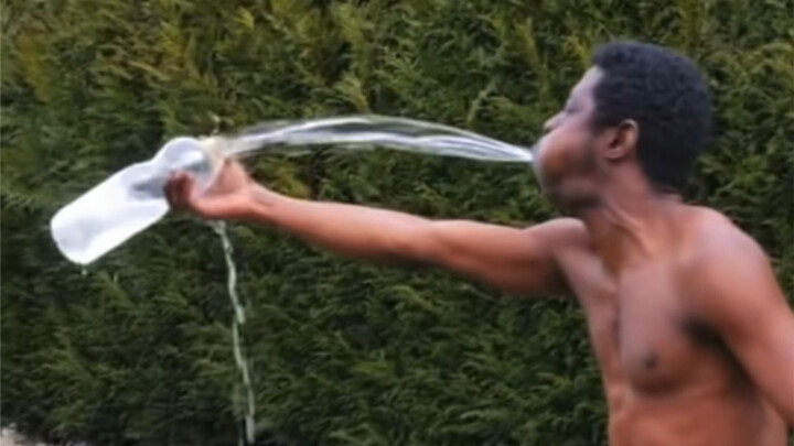 The world’s most amazing feat: he can actually “control water”