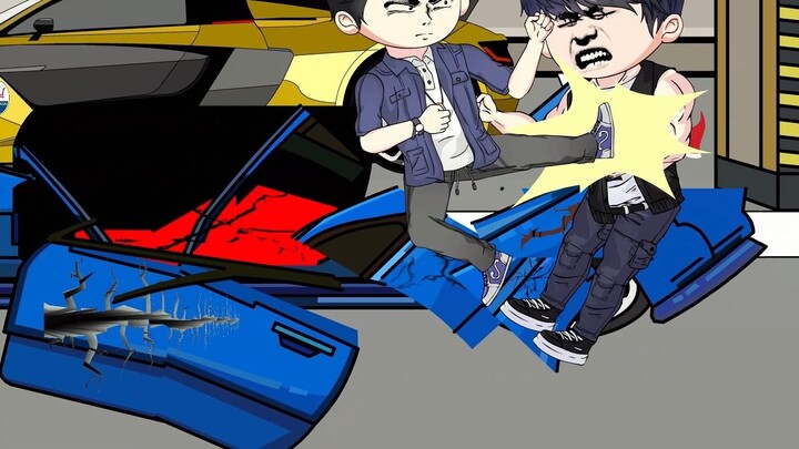 A drunk guy maliciously blocked the traffic, I smashed the luxury car worth tens of millions Episode