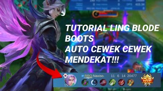 TUTORIAL LING BLODE BOOST AUTO MELET CEWEK!! 😋😋