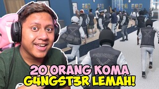 20 ORANG TUMBANG! - GTA V Roleplay