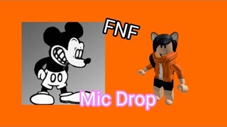 Happy Mic Drop ( Suicide Mouse FNF )