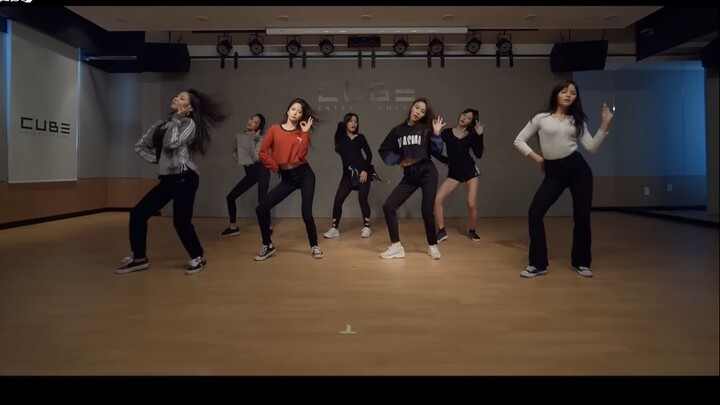 Crystal Clear - 'Black Dress' Dance Practice Mirrored [Full Version] | Kpop