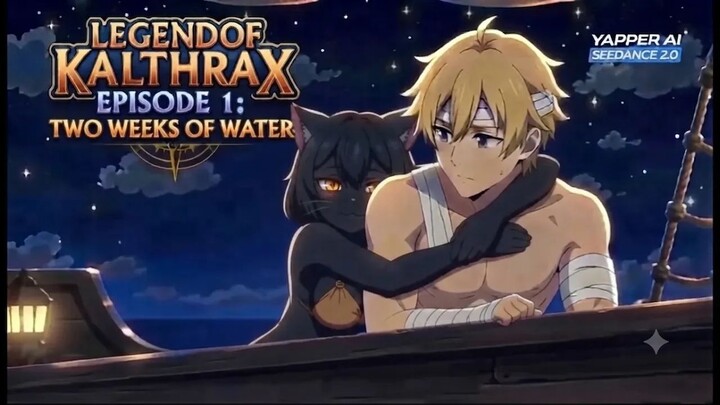 The Legend of Kalthrax Ai Anime series |  Two Weeks of Water episode one