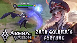 ZATA: SOLDIER'S FORTUNE (NEW SKIN) | AOV | ROV | LiênQuânMobile | 傳說對決