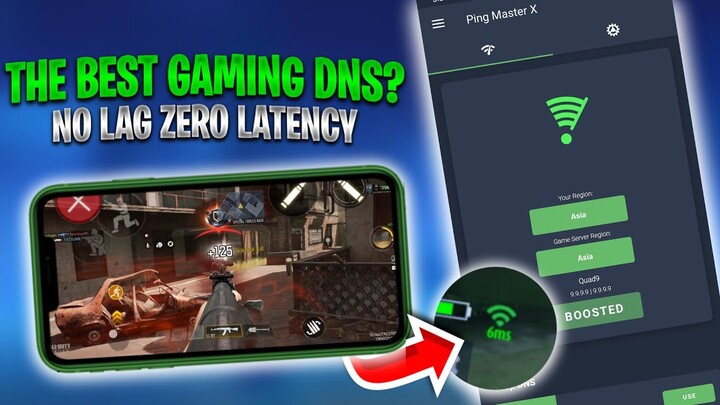 New GAMING DNS for Android Gaming! Fix Network Lag Issue & Low Ping
