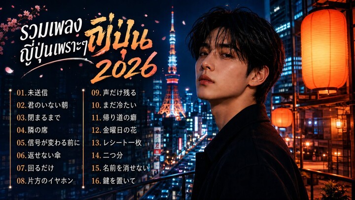 รวมเพลงญี่ปุ่นเพราะๆ 2026 | [ Kapook Music ] Vol.1🎵#เพลงญี่ปุ่นเพราะๆ #เพลงญี่ปุ่นฟังสบาย