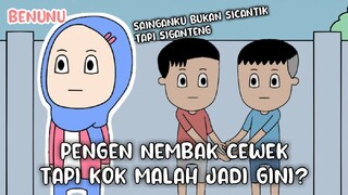 Pengen Nembak Cewek Tapi Kok Malah Jadi Gini? - Animasi Benunu