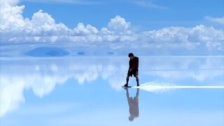 「玻利维亚天空之镜滑行与美景共舞」