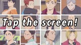 TAP THE SCREEN, GET A HAIKYUU CHARACTER! Daily edition