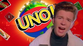 Rick Astley玩UNO