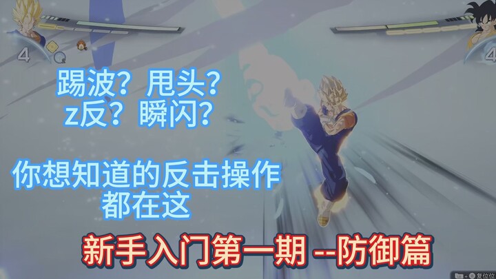 龙珠电光炸裂zero，纯新手入门教程攻略第一期--防御反击篇