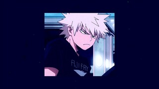sleeping in bakugou's room because it's storming and you cant sleep [playlist]