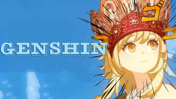 An auto-tune remix video of characters in Genshin Impact