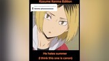 Reply to  he's the most requested so here's kenma! hope u like it fyp fypシ anime haikyuu headcannons kenma kenmakozume