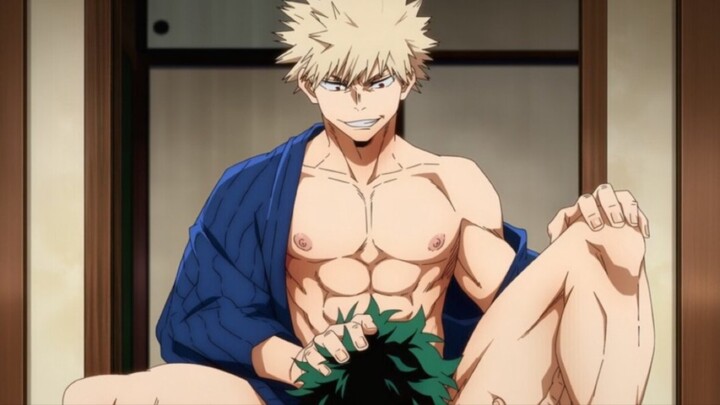 Bakugo mentokin sampe deku kesedak😳🥵