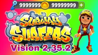 Subway Surfers   Vision 2 35 2 - Vô Hạn Tiền, Chìa khóa, Nhân Vật Và Ván Trượt   Hướng Dẫn Cài Đặt