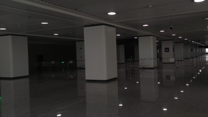 About the fact that I arrived at a station that looked like a back room