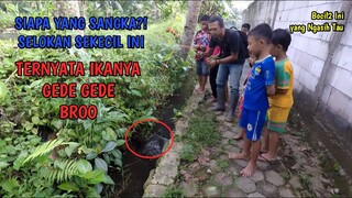 EDAN BROO!! Selokan kecil ikanya GEDE-GEDE || Rame Banget Bareng Bocil Di Desa