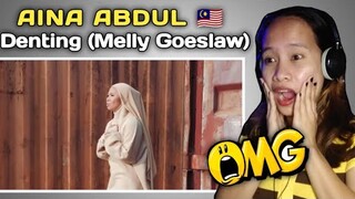 Aina Abdul - Denting ( Melly Goeslaw) || Reaction