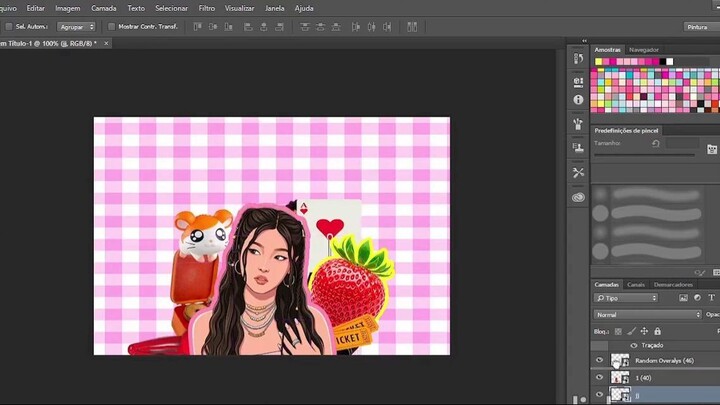WATCH ME EDIT Criando a Capa da Minha Fanfic Billie Jean! ✨