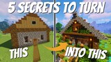 5 Ways to make your Minecraft House Better: 5 secrets to Improve your Minecraft Buildings (Avomance)