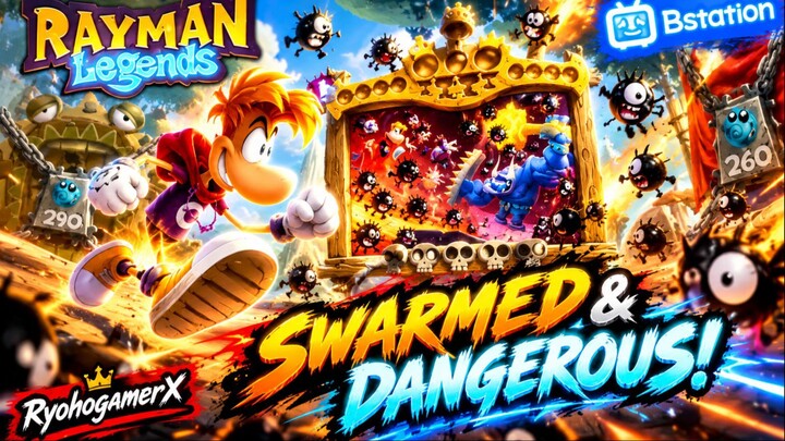😱🔥 Swarmed and Dangerous | Rayman Legends
