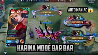 GEMPLAY KARINA MODE BAR BAR AUTO MANIAC🔥🔥