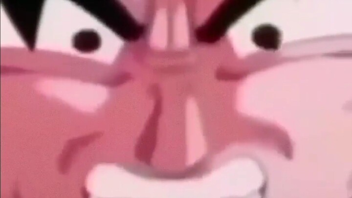 Goku transforms into a Super Saiyan for the first time